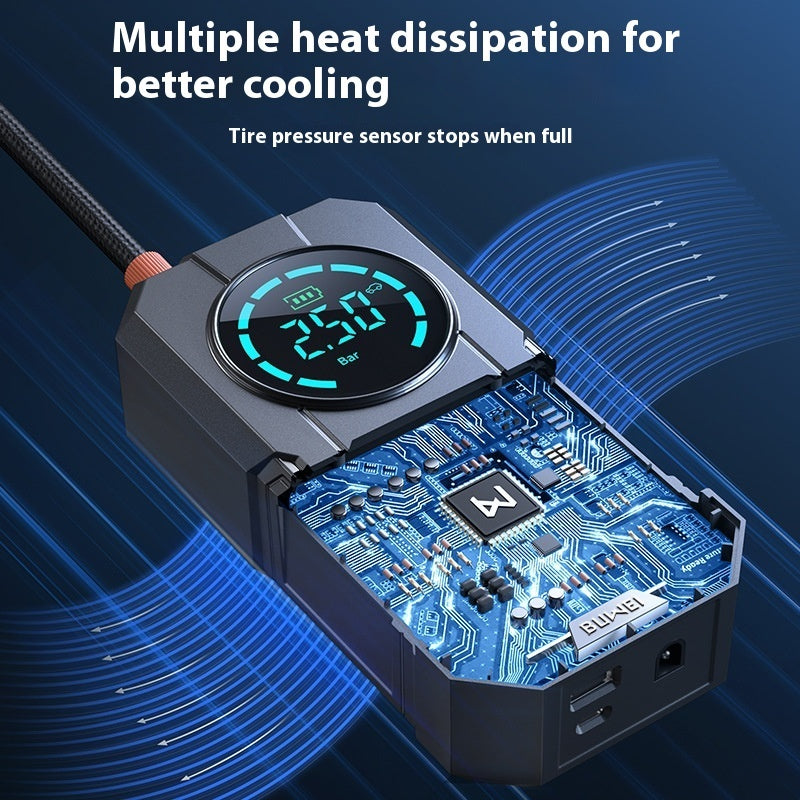 Car Wireless Air Portable Car Tire High Pressure Air Inflator