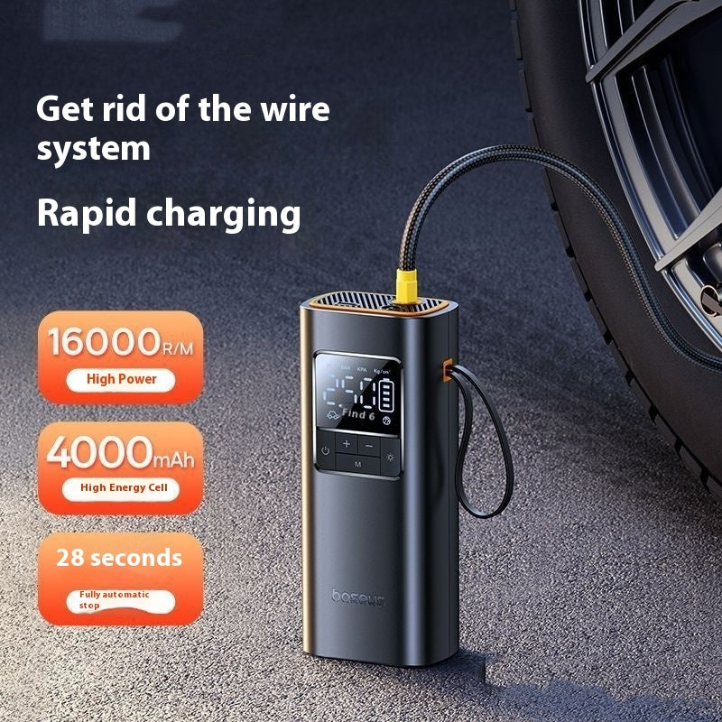 Baseus powerful tire inflator for everyday/emergency use